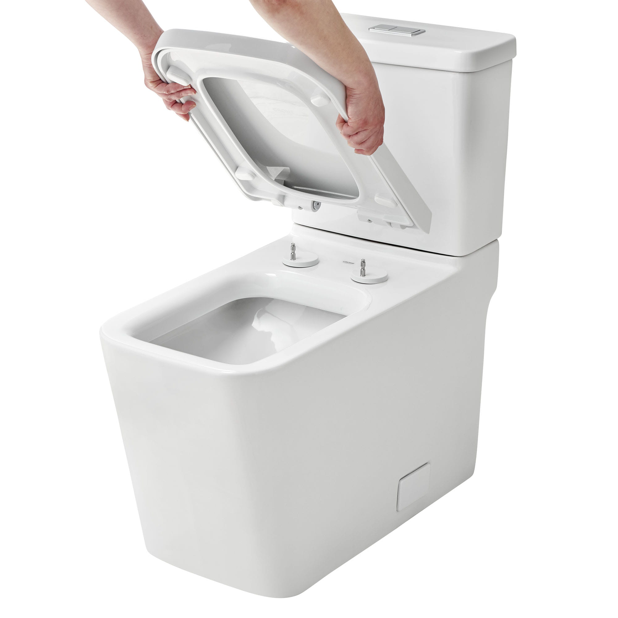 Right Height Elongated Toilet  Bowl  with Seat